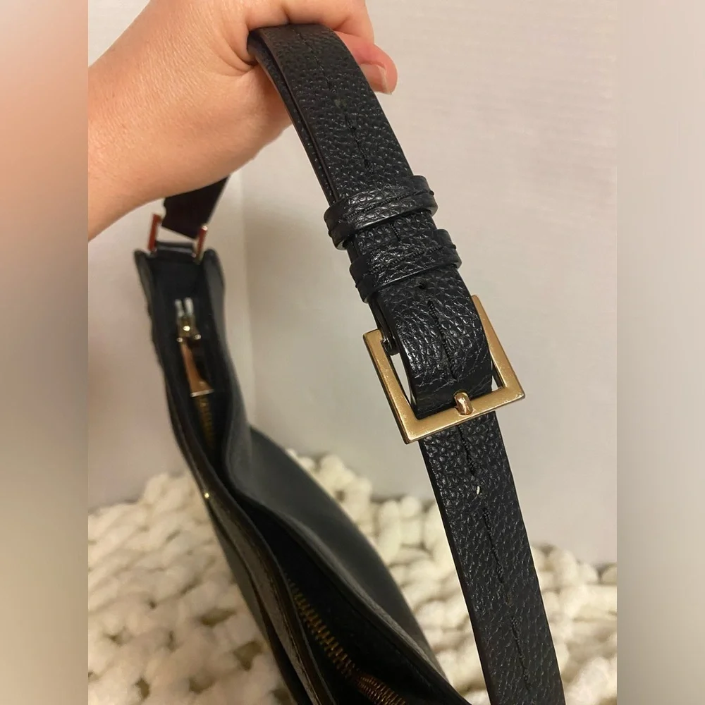 kate spade Black Pebbled Leather Orchard Street Crossbody